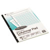 Accounting Pad, (8) 6-Unit Columns, 8.5 x 11, Light Green, 50-Sheet Pad