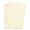 Looseleaf Minute Book Ledger Sheets, 14 x 8.5, Ivory, Loose Sheet 100/Box