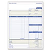 Snap-Off Job Invoice Form, Three-Part Carbonless, 8.5 X 11.63, 1/page, 50 Forms