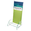<strong>deflecto®</strong><br />Euro-Style DocuHolder, Leaflet Size, 4.5w x 4.5d x 7.88h, Green Tinted