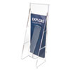<strong>deflecto®</strong><br />Stand-Tall Wall-Mount Literature Rack, Leaflet, 4.56w x 3.25d x 11.88h, Clear