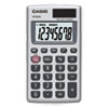 Hs-8va Handheld Calculator, 8-Digit Lcd, Silver