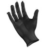 Disposable General-Purpose Powder-Free Nitrile Gloves, X-Large, Black, 4.4 mil, 100/Box
