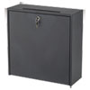 <strong>Safco®</strong><br />Wall-Mountable Interoffice Mailbox, 18 x 7 x 18, Black