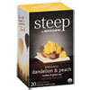 Steep Tea, Dandelion And Peach, 1.18 Oz Tea Bag, 20/box