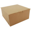 Bakery Boxes, 8 X 8 X 4, Kraft, 250/carton