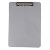 Aluminum Clipboard With Low Profile Clip, 1/2" Capacity, 8 X 11 1/2 Sheets