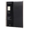 Professional Pad, Medium/College Rule, Black Cover, 96 Ivory 8.5 x 11 Sheets