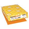Exact Brights Paper, 20lb, 8.5 X 11, Bright Orange, 500/ream