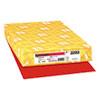 Color Paper, 24 Lb, 11 X 17, Re-Entry Red, 500/ream