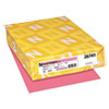 Exact Brights Paper, 20lb, 8.5 X 11, Bright Pink, 500/ream