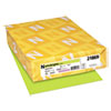 Color Cardstock, 65 Lb, 8.5 X 11, Vulcan Green, 250/pack