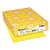 Color Cardstock, 65 Lb, 8.5 X 11, Lift-Off Lemon, 250/pack