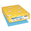 Color Cardstock, 65 lb Cover Weight, 8.5 x 11, Lunar Blue, 250/Pack