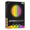 <strong>Astrobrights®</strong><br />Color Paper - "Happy" Assortment, 24 lb Bond Weight, 8.5 x 11, Assorted Happy Colors, 500/Ream