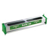 Hold Up Aluminum Tool Rack, 18w x 3.5d x 3.5h, Aluminum/Green