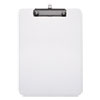 Plastic Clipboard With Low Profile Clip 1/2" Capacity, Holds 8 1/2 X 11, Clear
