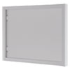 BL Series Hutch Doors, Glass, 13.25w x 17.38h, Silver/Frosted