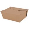 Champpak Retro Carryout Boxes, #8, 6 X 4.75 X 2.5, Kraft, 50/pack, 6 Packs/carton