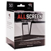 Allscreen Screen Cleaning Kit, 50 Wipes, 1 Microfiber Cloth