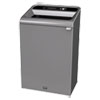 Configure Indoor Recycling Waste Receptacle, 33 Gal, Gray, Landfill