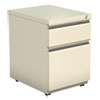 File Pedestal With Full-Length Pull, Left Or Right, 2-Drawers: Box/file, Legal/letter, Putty, 14.96" X 19.29" X 21.65"