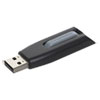 <strong>Verbatim®</strong><br />Store 'n' Go V3 USB 3.0 Drive, 256 GB, Black/Gray