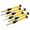 <strong>Stanley Tools®</strong><br />6-Piece Precision Screwdriver Set, Black/Yellow