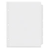 <strong>Universal®</strong><br />Self-Tab Index Dividers, 5-Tab, 11 x 8.5, White, 36 Sets