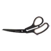 <strong>Universal®</strong><br />Industrial Carbon Blade Scissors, 8" Long, 3.5" Cut Length, Black/Gray Offset Handle
