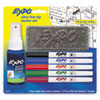 <strong>EXPO®</strong><br />Low-Odor Dry Erase Marker Starter Set, Extra-Fine Needle Tip, Assorted Colors, 5/Set