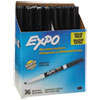 <strong>EXPO®</strong><br />Low-Odor Dry-Erase Marker Value Pack, Fine Bullet Tip, Black, 36/Box