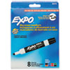 Low-Odor Dry-Erase Marker, Broad Chisel Tip, Assorted Colors, 8/Set