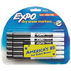 <strong>EXPO®</strong><br />Low-Odor Dry-Erase Marker, Fine Bullet Tip, Black, Dozen