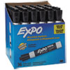 <strong>EXPO®</strong><br />Low-Odor Dry-Erase Marker Value Pack, Broad Chisel Tip, Black, 36/Box