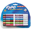 Low-Odor Dry-Erase Marker, Fine Bullet Tip, Assorted Colors, 12/set