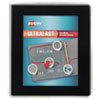 UltraLast Heavy-Duty View Binder with One Touch Slant Rings, 3 Rings, 1" Capacity, 11 x 8.5, Black