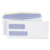 <strong>Universal®</strong><br />Double Window Business Envelope, #9, Commercial Flap, Gummed Closure, 3.88 x 8.88, White, 500/Box