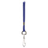 Rope Lanyard, Metal Hook Fastener, 36" Long, Nylon, Blue