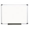 Value Lacquered Steel Magnetic Dry Erase Board, 48 x 36, White Surface, Silver Aluminum Frame