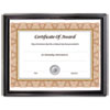 <strong>NuDell™</strong><br />EZ Mount Document Frame with Trim Accent and Plastic Face, Plastic, 8.5 x 11 Insert, Black