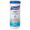 <strong>PURELL®</strong><br />Premoistened Hand Sanitizing Wipes, Cloth, 5.75 x 7, Fresh Citrus, White, 100/Canister