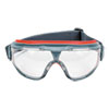 GoggleGear 500Series Safety Goggles, Anti-Fog, Red/Gray Frame, Clear Lens,10/Ctn