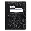 Composition Book, Wide/Legal Rule, Black Cover, 9.75 x 7.5, 100 Sheets