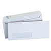 Peel Seal Strip Business Envelope, #10, Square Flap, Self-Adhesive Closure, Lower Left Window, 4.13 X 9.5, White, 500/box