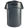<strong>Rubbermaid® Commercial</strong><br />Vented Round Brute Container, 44 gal, Plastic, Gray