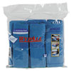 Microfiber Cloths, Reusable, 15 3/4 X 15 3/4, Blue, 24/carton