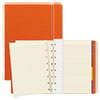 Notebook, 1 Subject, Medium/College Rule, Orange Cover, 8.25 x 5.81, 112 Sheets