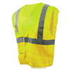 Class 2 Safety Vests, Standard, Lime Green/Silver