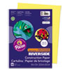 Riverside Construction Paper, 76lb, 9 X 12, Yellow, 50/pack